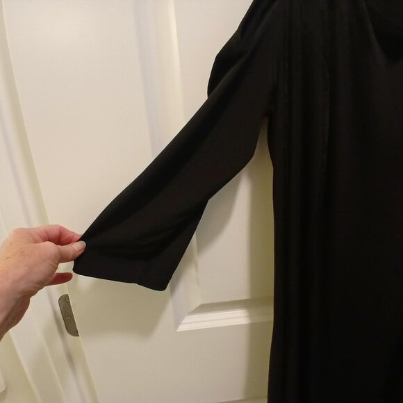 SUSAN GRAVER BLACK CUT-OUT SHOULDER DRESS - Picture 5 of 6